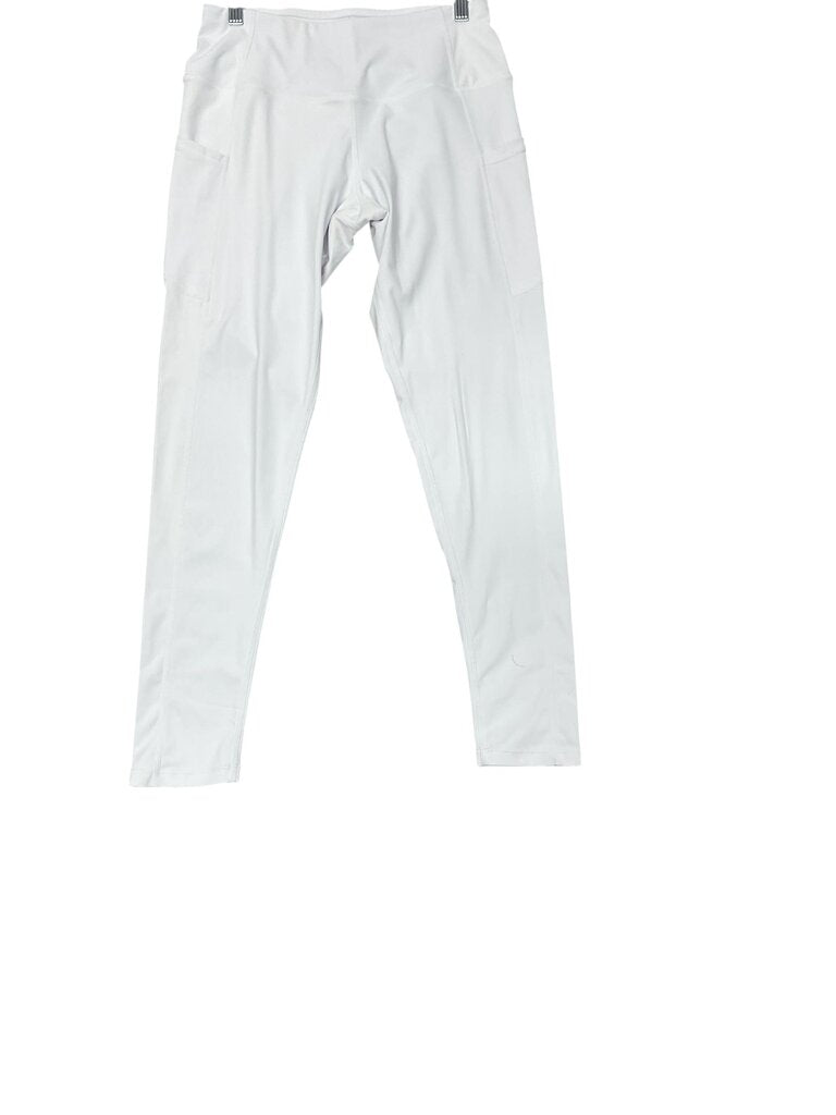 Mow (Med) White Athletic Leggings