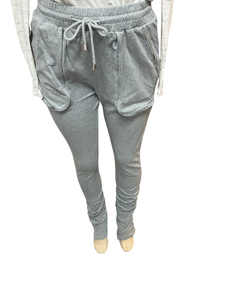 Akira (Med) Grey Unique Long Sweatpants