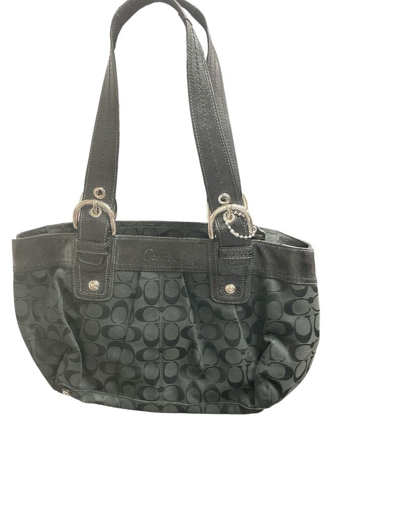 Coach monogram Buckle strap shoulder bag