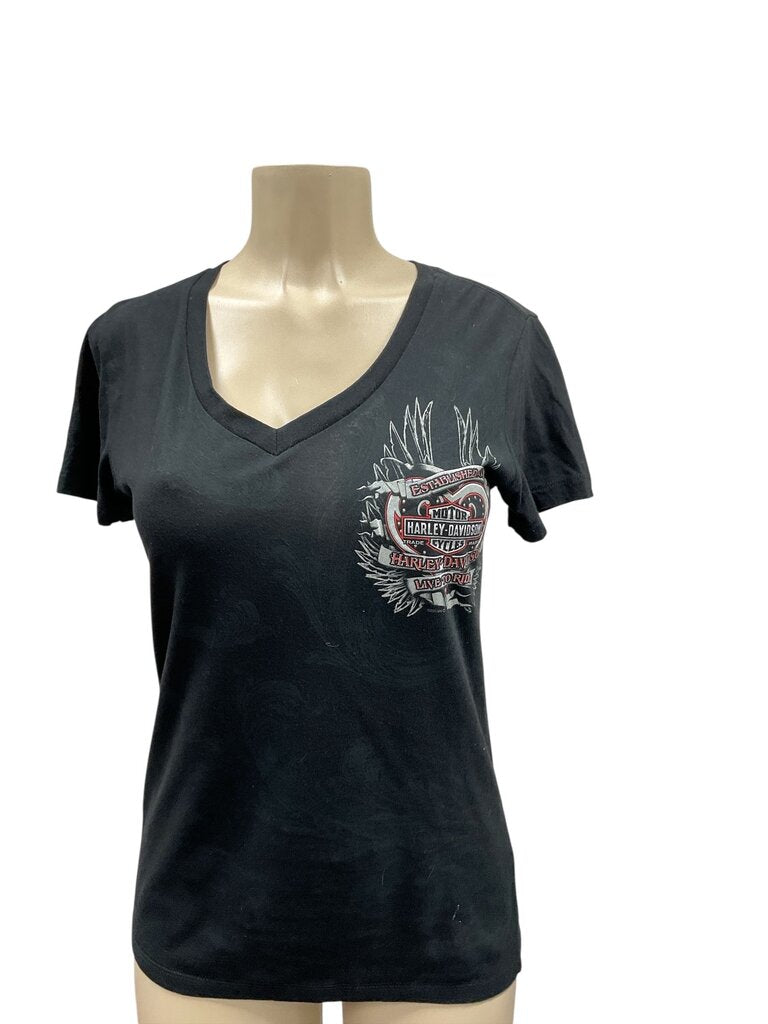 Harley Davidson Black graphic T-shirt
