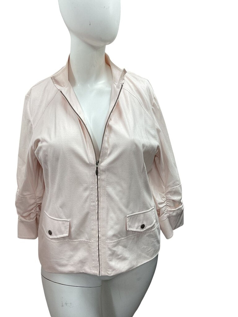 Chicos (3) Pink Zippered Jacket