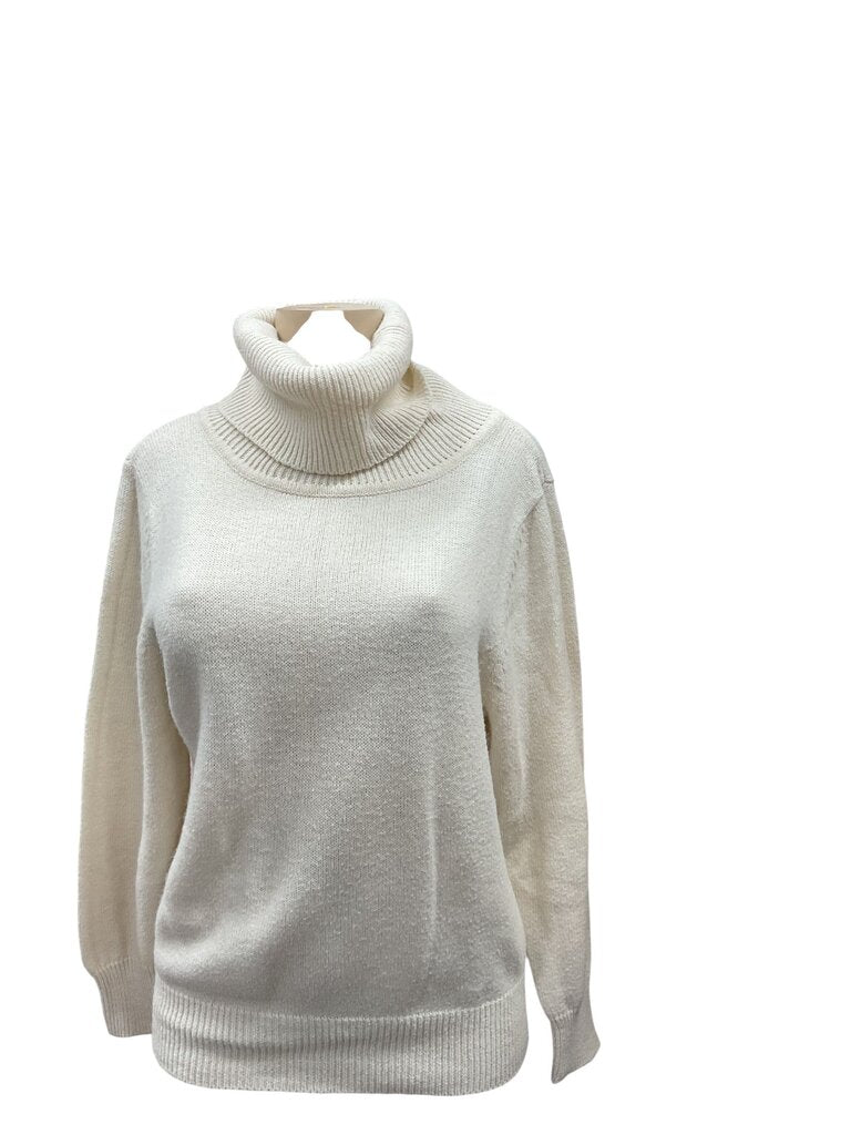 Tansay (Large) Cream Sweater Cowl Neck