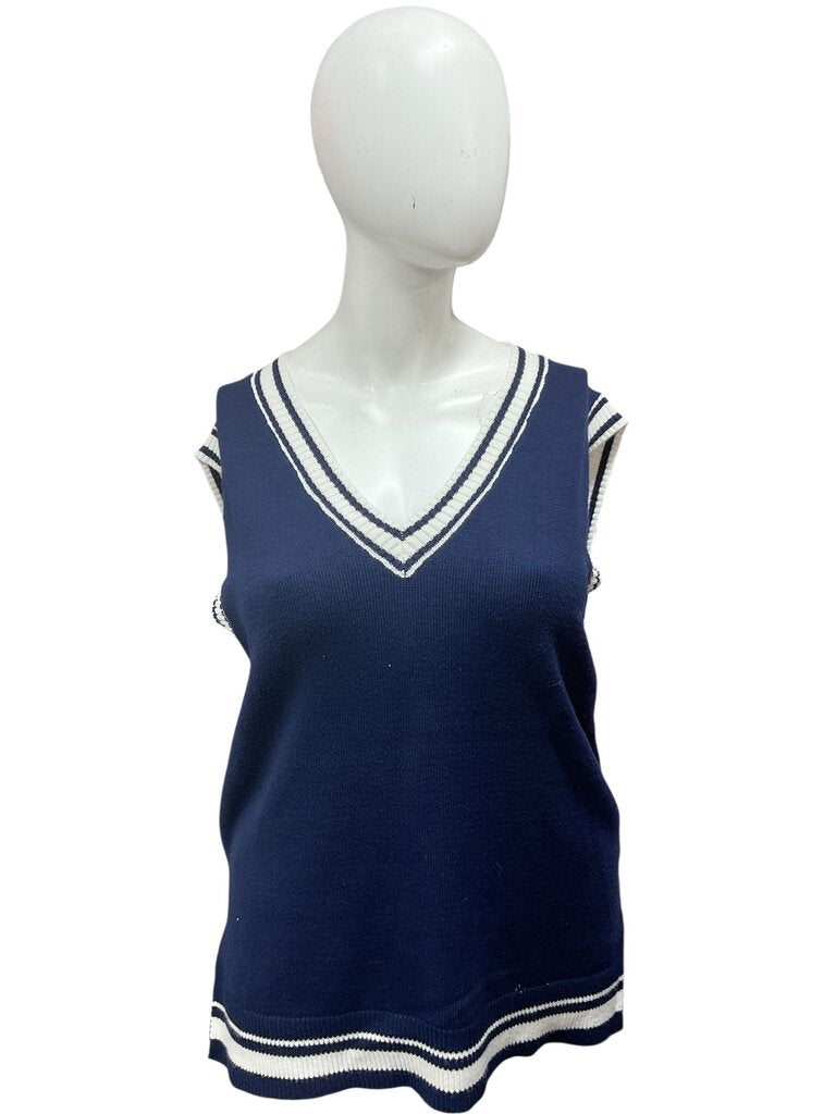 Lillusory (XL) Blue/White Vest