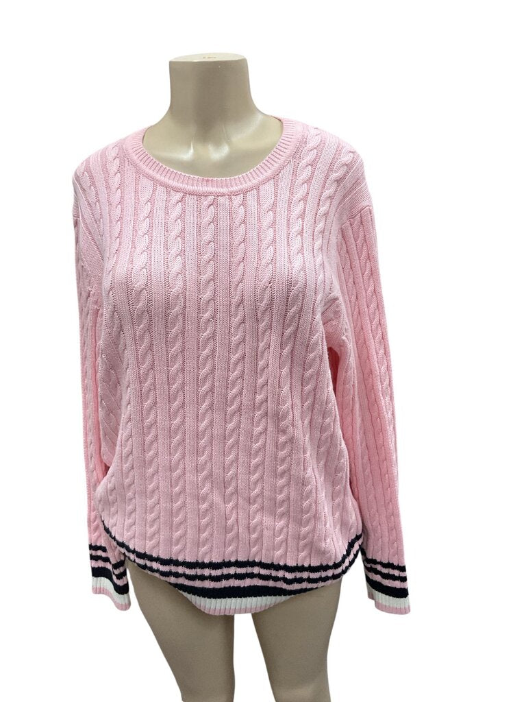 Tommy (XL) Hilfiger Pink Knit Sweater