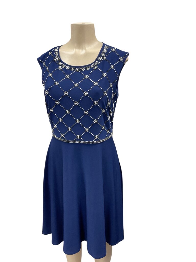 Chetta (10) B Blue Sequin Sleeveless Dress