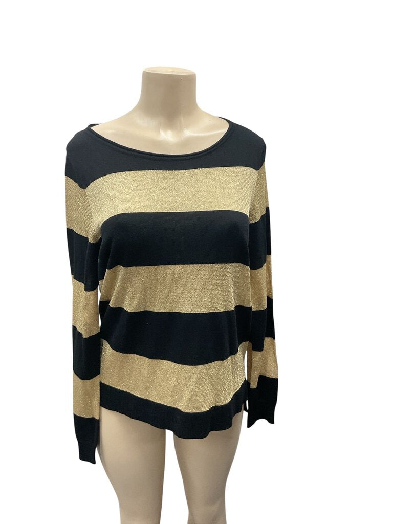 Vince (Large) Camuto Gold/Black Sweater