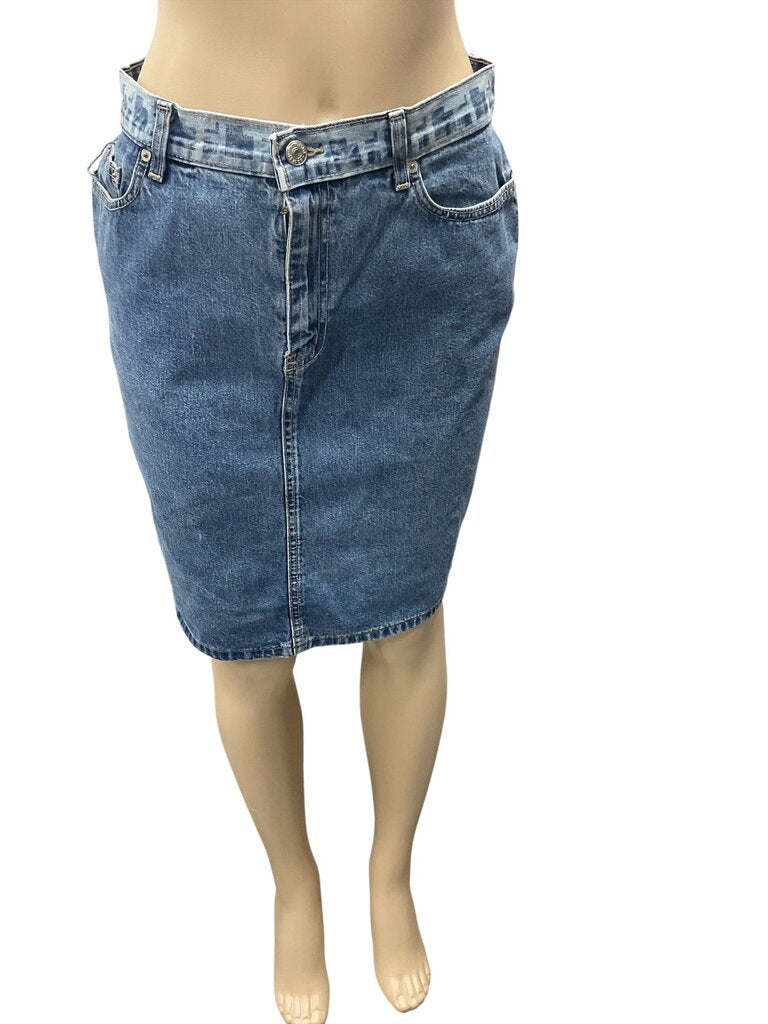 Tommy (10) Hilfiger Straight Denim Skirt