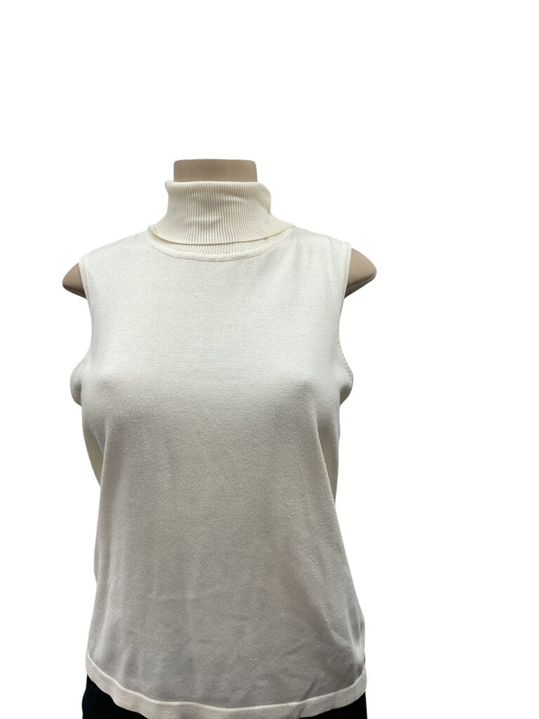 Leslie (Large) Fay Tan Turtleneck Sleeveless