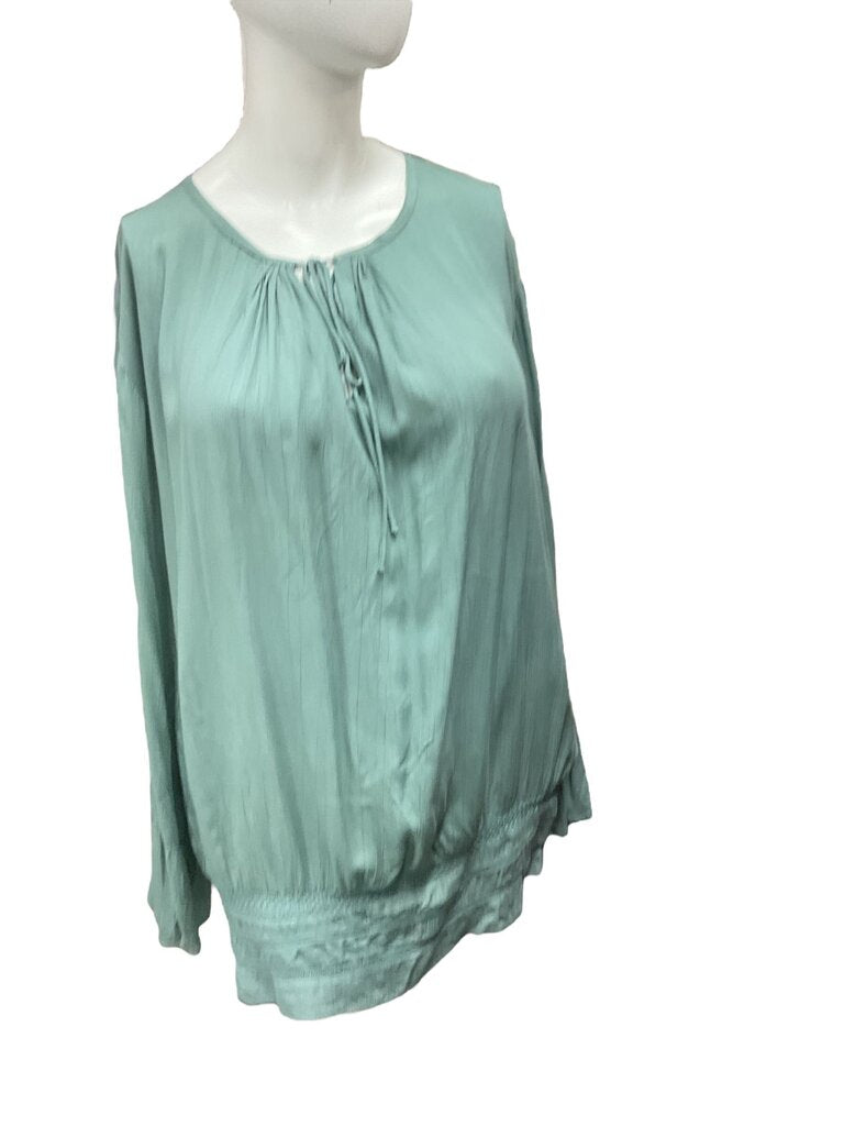 Lagaci (XL) Green Oversized Blouse