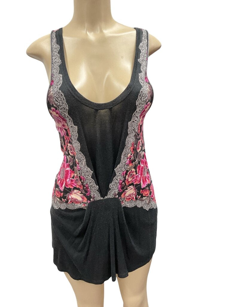 Free (Small) People Black Racerback Tank