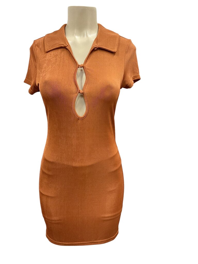 Urban (Large) Outfitters Rust Fitted Dress
