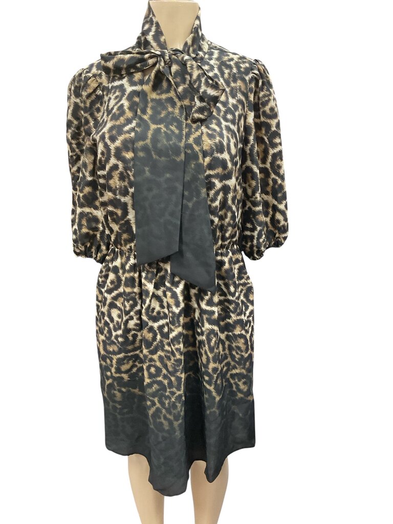 Vince (12) Camuto Brown Prined Dress