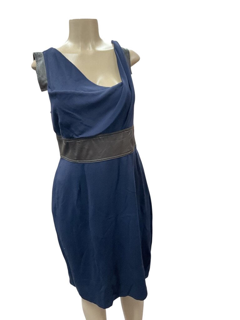 Maggy (14) London Blue/Brown Fitted Dress