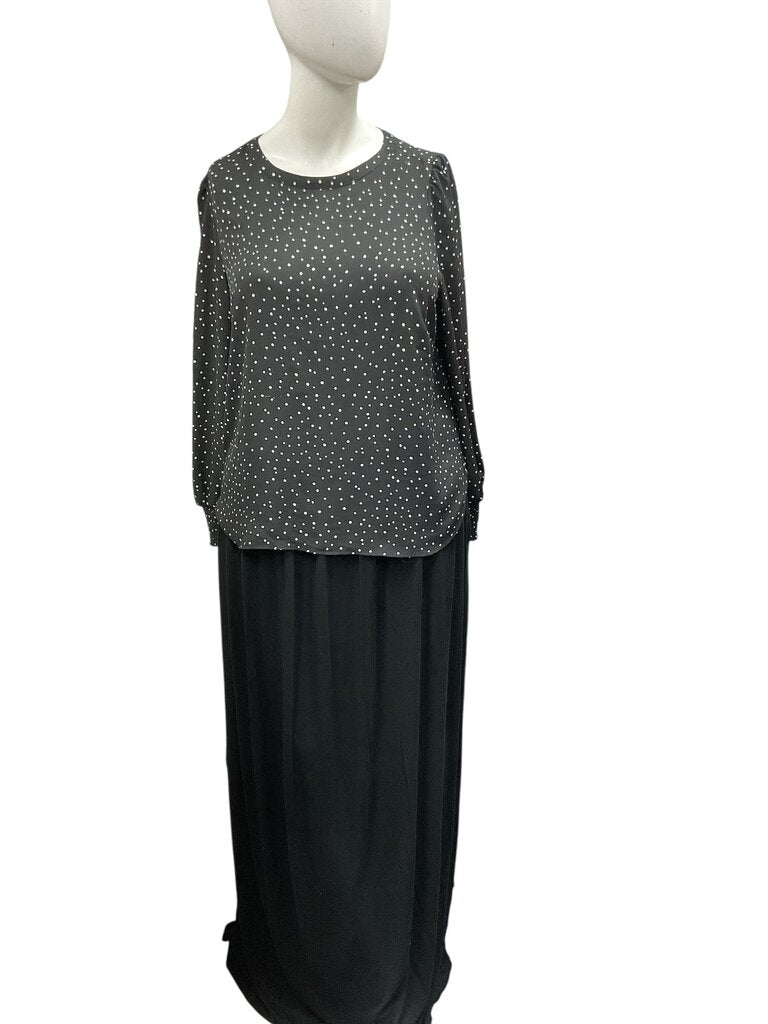 BooHoo (22) Black Long Cotton Skirt