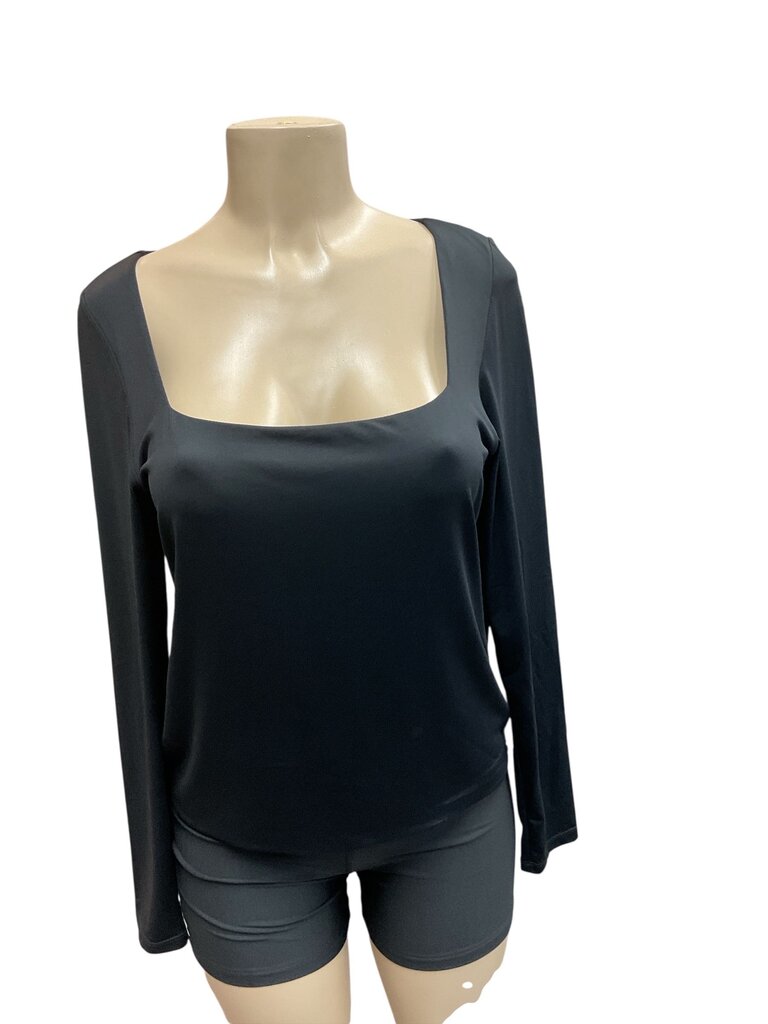 90 degrees black double lined LS shirt