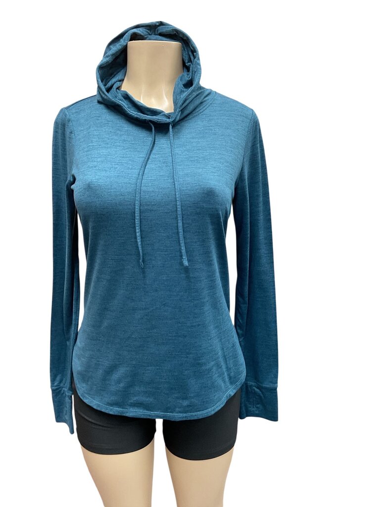 Reebok (Small) Blue L/S Hooded Tee