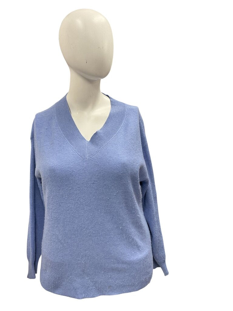 Nine (Large) Blue V Neck Sweater