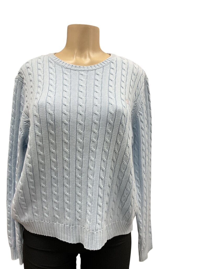 Lauren (XL) Blue Knit Sweater