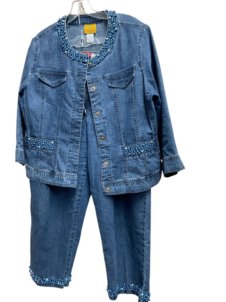 Democracy (16) Black Wide Leg Denim