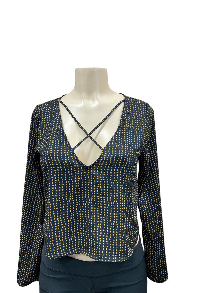 Forever (Small) Blue/Gold Blouse