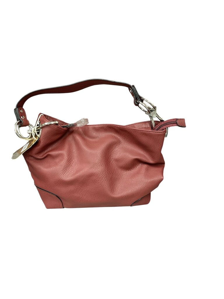 Alyssa Burgundy Vegan Leather Handbag