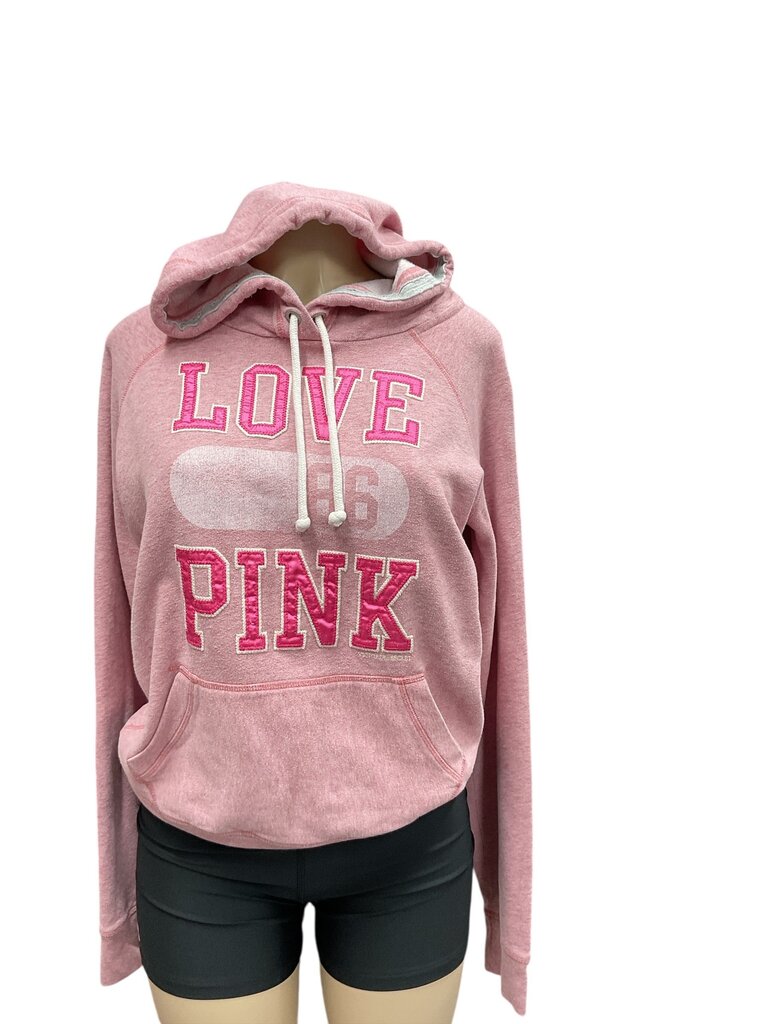 LOVE Pink (Med) Pink Hoodie **