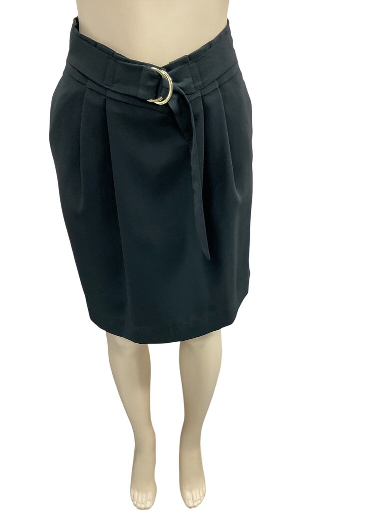 H & M (4) Black Skirt w/Gold Buckle