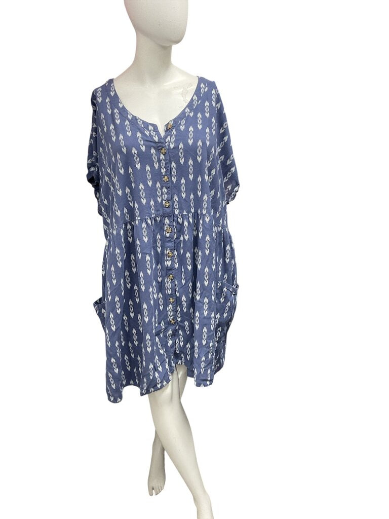 Peyton & Parker (3x) Blue Oversized Dress