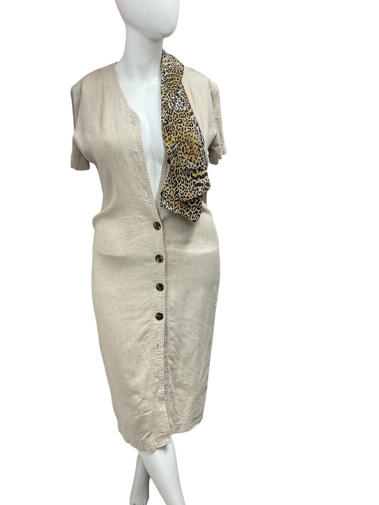 Sheri (14) Martin Khaki Dress w/Scarf