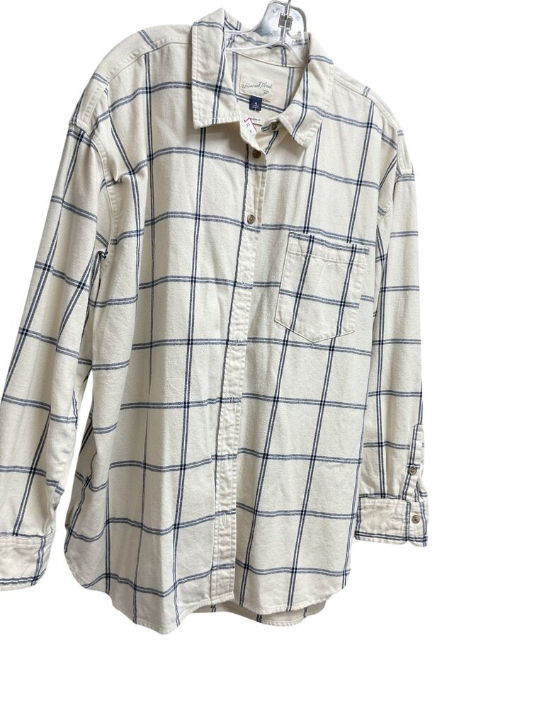 Universal Thread Blue and cream Flannel Shirt