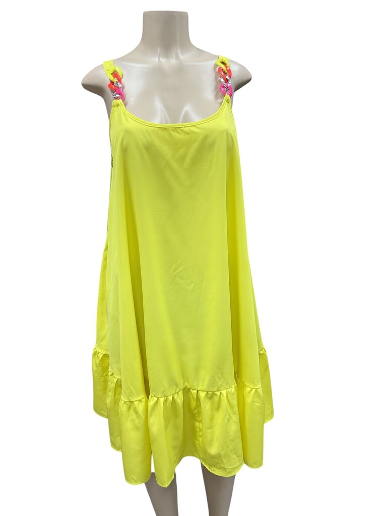 MOW Curve (1xl) Yellow Dress w/Buckle Straps