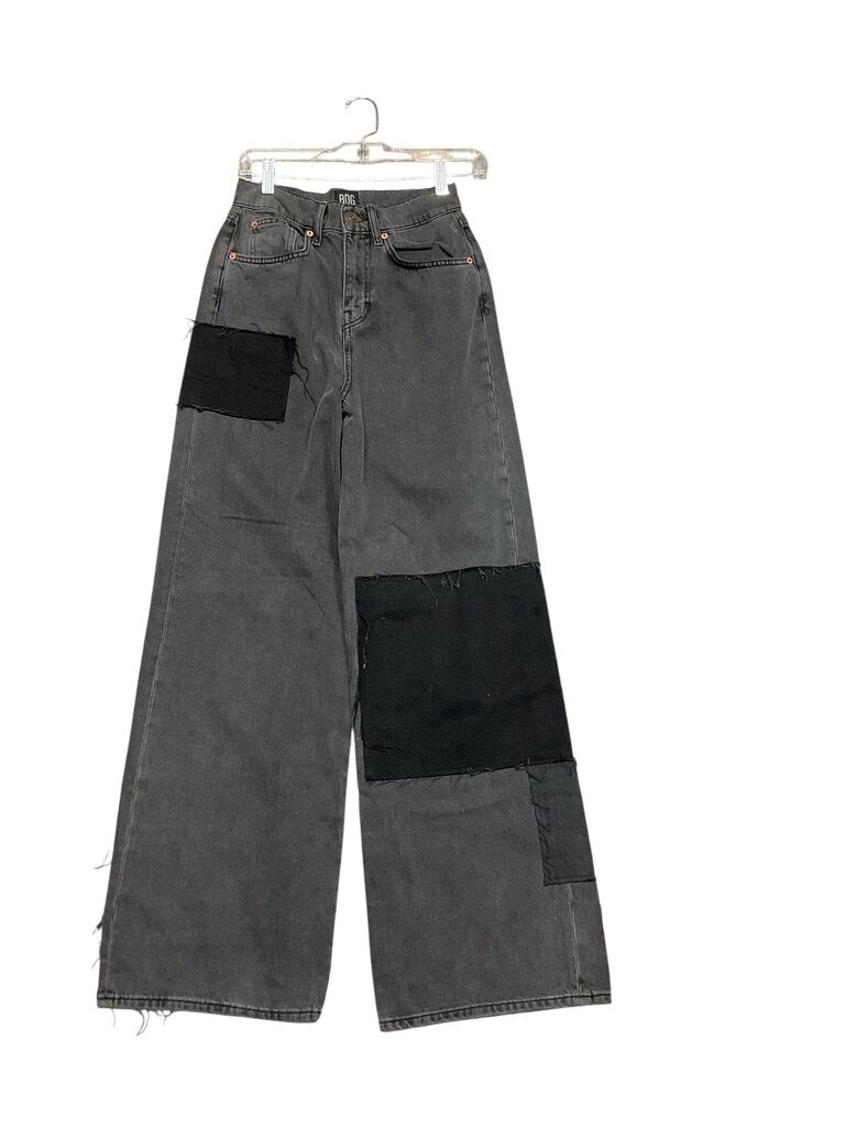 BDG (25) Puddle Black Oversized Wide Leg Jeans