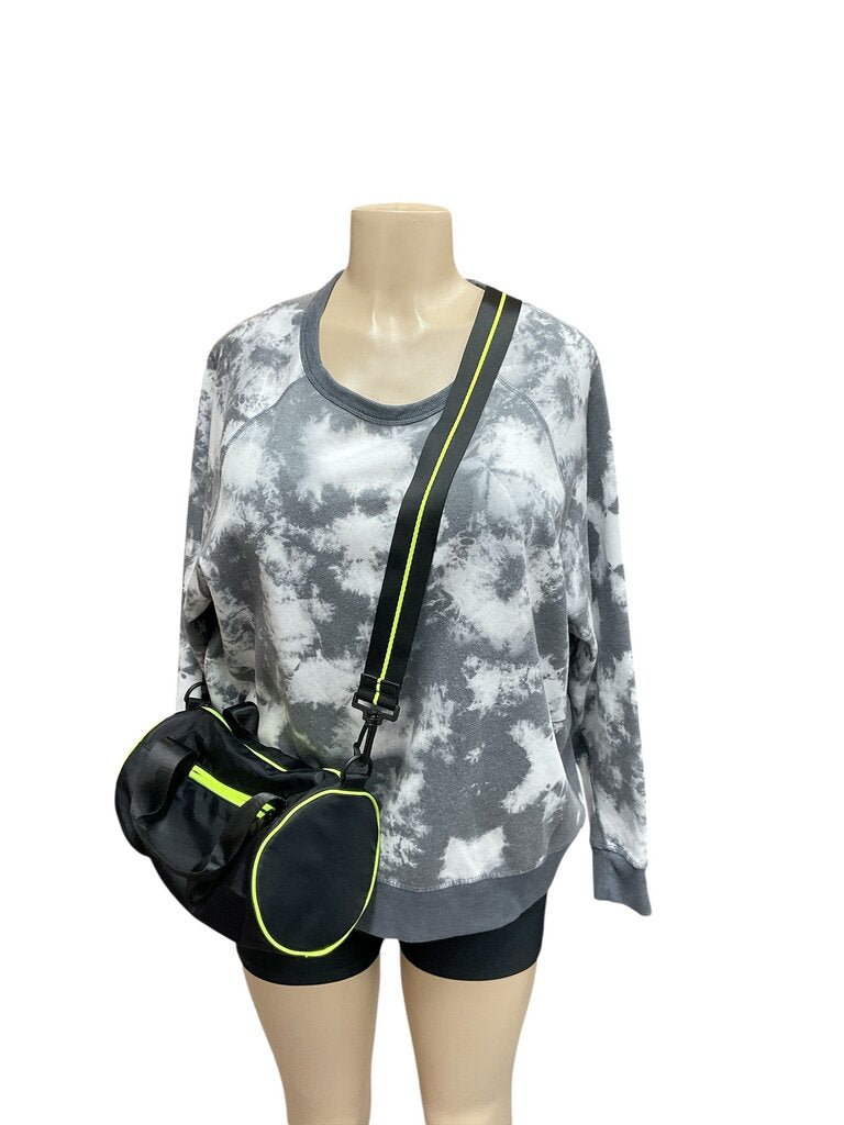 Black/Green Mini Duffle Bag