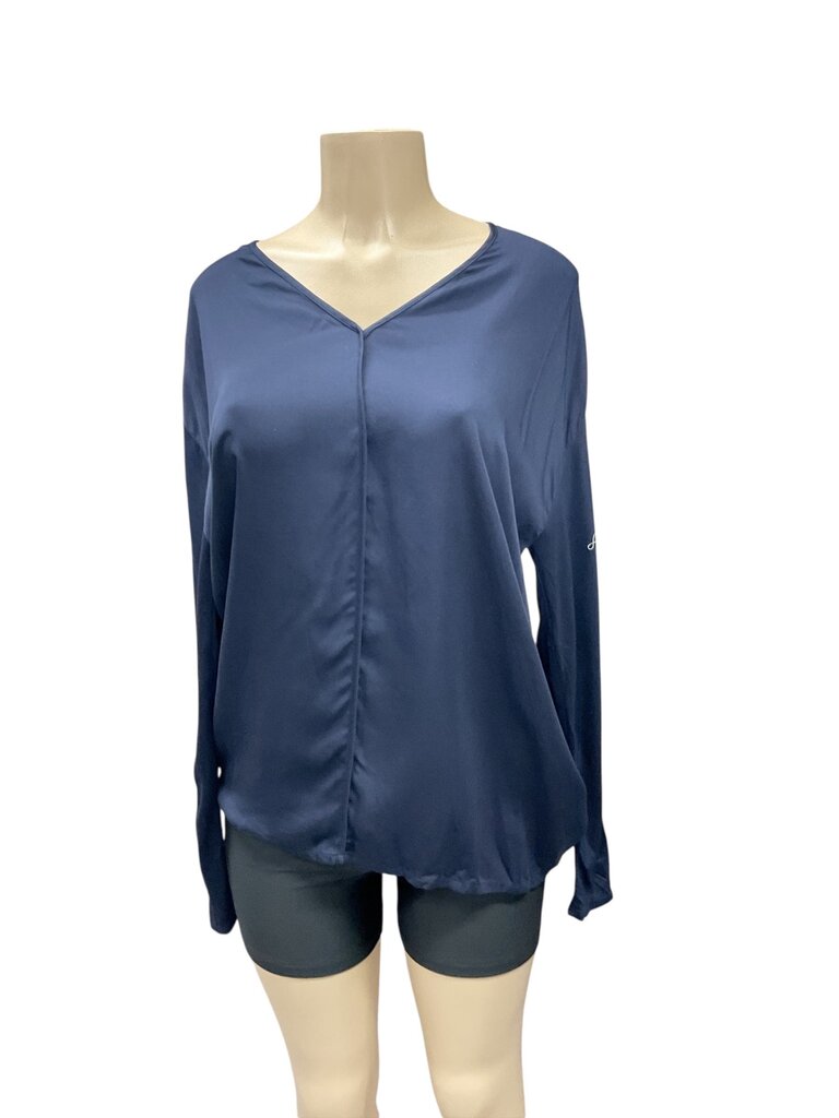 Chicos (2) Blue Satin Mini Dress