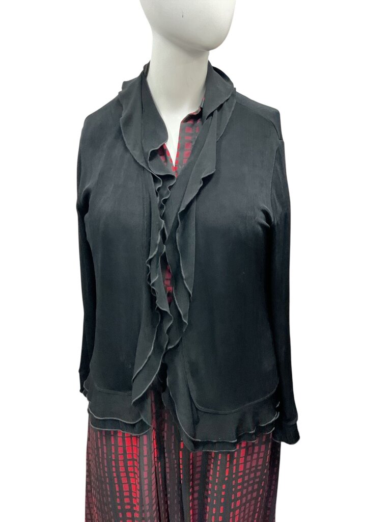 Chicos (3) Travelers Black Cardigan **