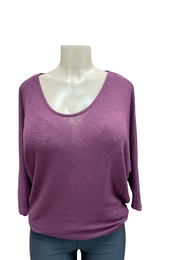 Laila Jayde purple slouch sweater