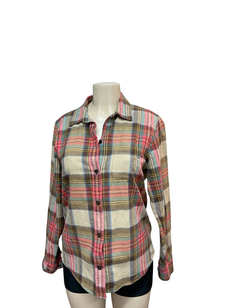 LL (Med) Bean Plaid L/S Top