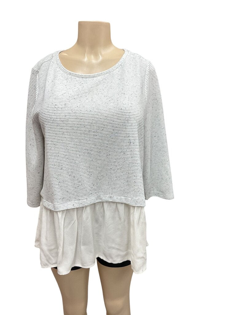 Loft (Large) Grey L/S Blouse