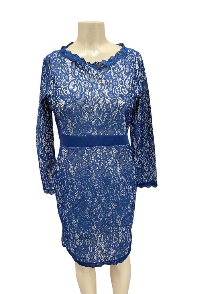 Musol (XL) Blue Lace Midi Dress