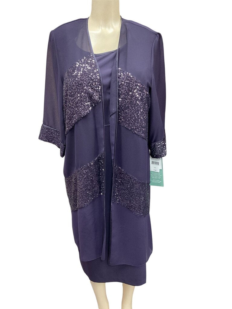 Maya (16) Brooke Purple Sequin Dress Formal