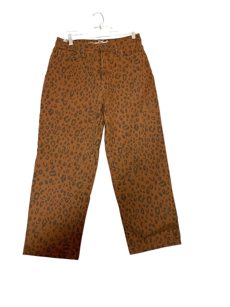 Universal Thread brown cheetah print Straight leg jeans