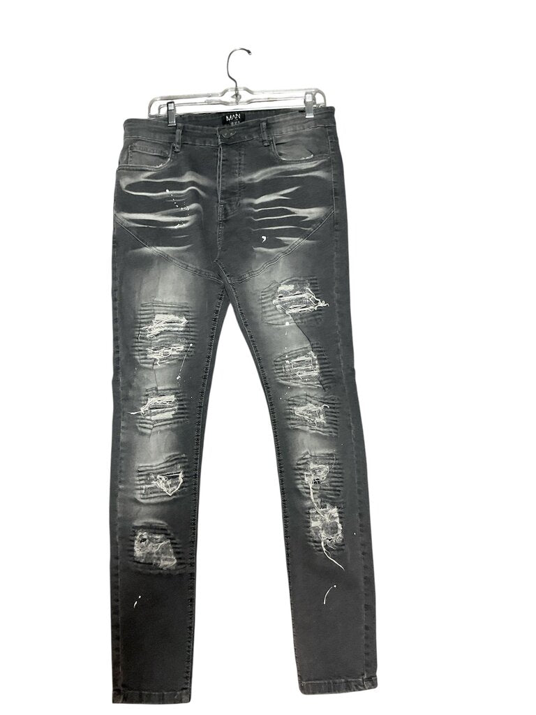 Man (36) Denim Grey Rugged