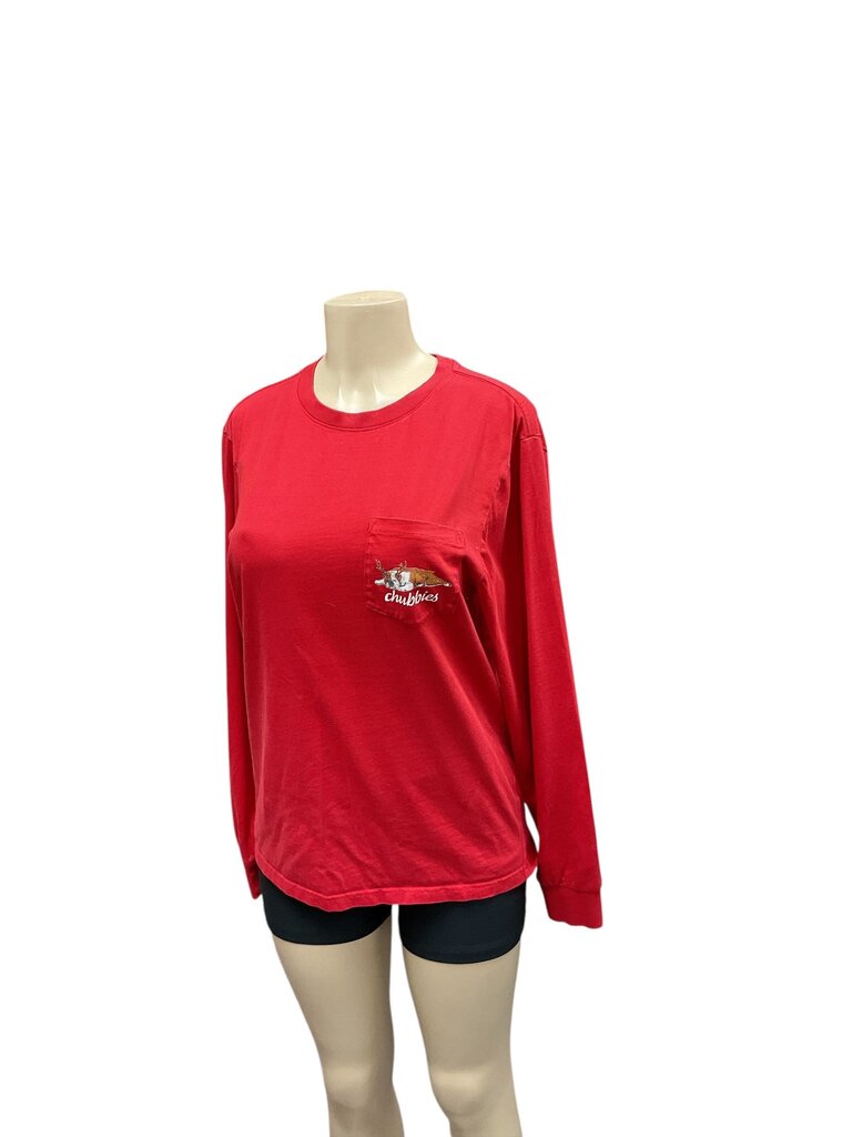 Chubbies red L/S shirt