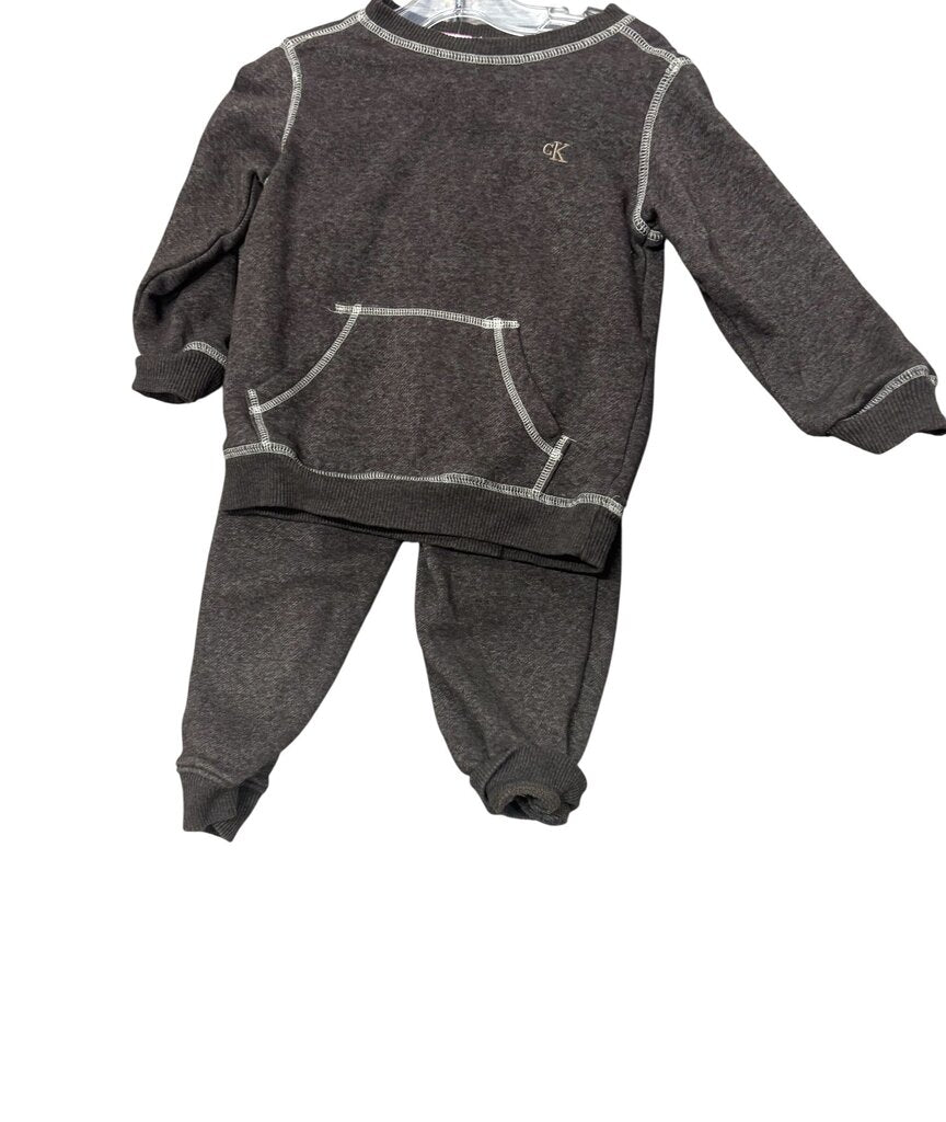 Calvin (3t) Klein Jeans Brown Two Piece Kids
