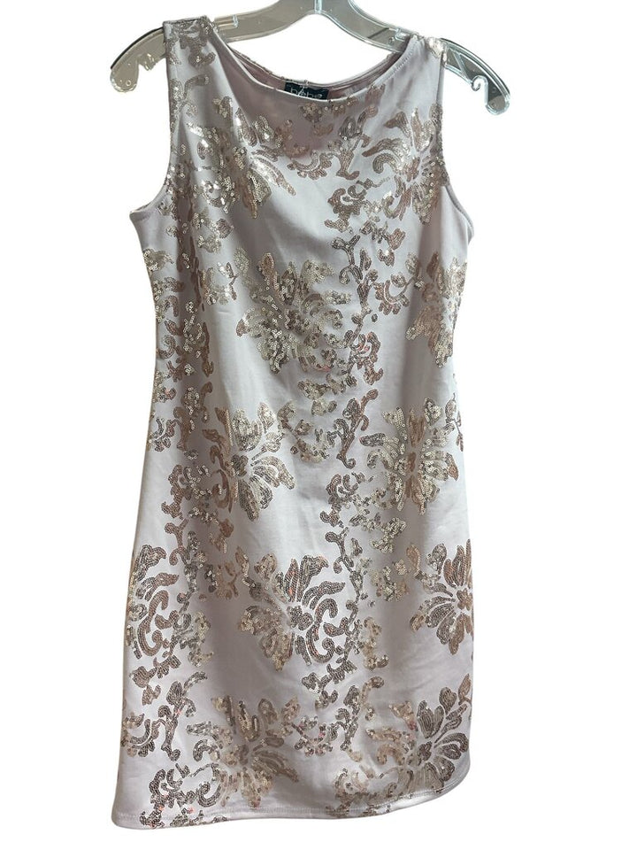 Bebe (Small) Pink Sequin Sleeveless Dress
