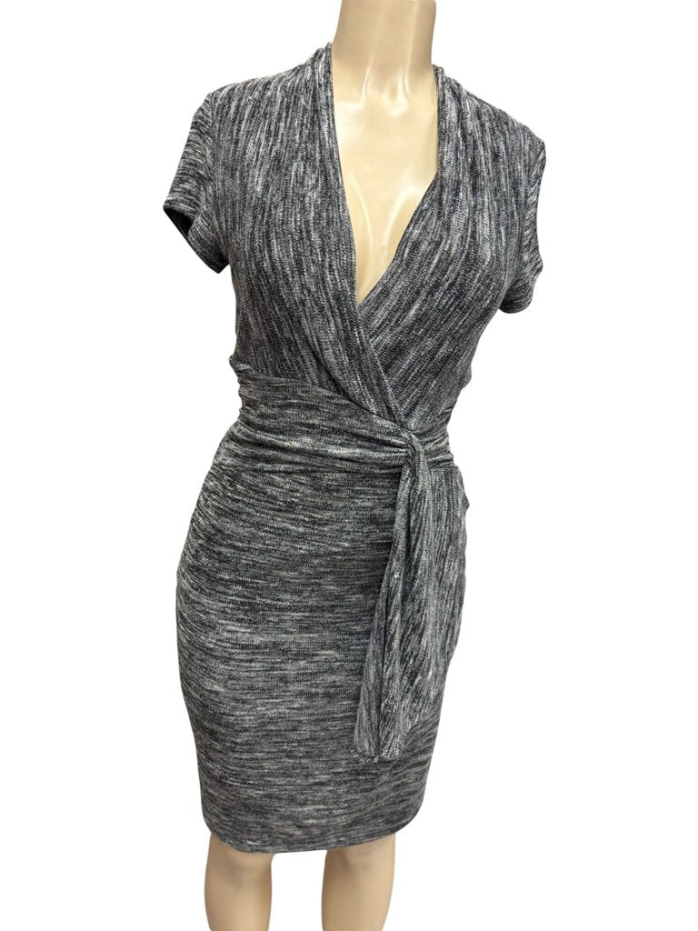 Maeve (Small) Grey Sleeveless Dress w/Black
