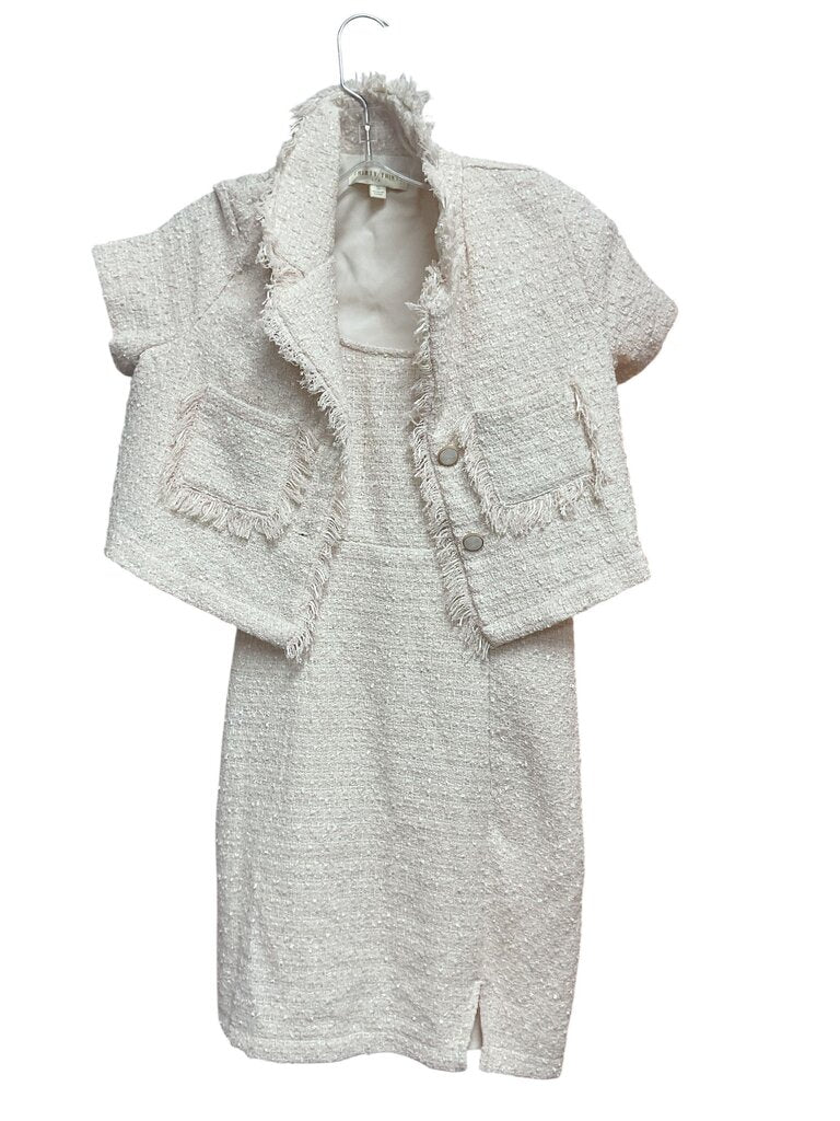 Thirty (Small) Thirty Pink Tweed Dress