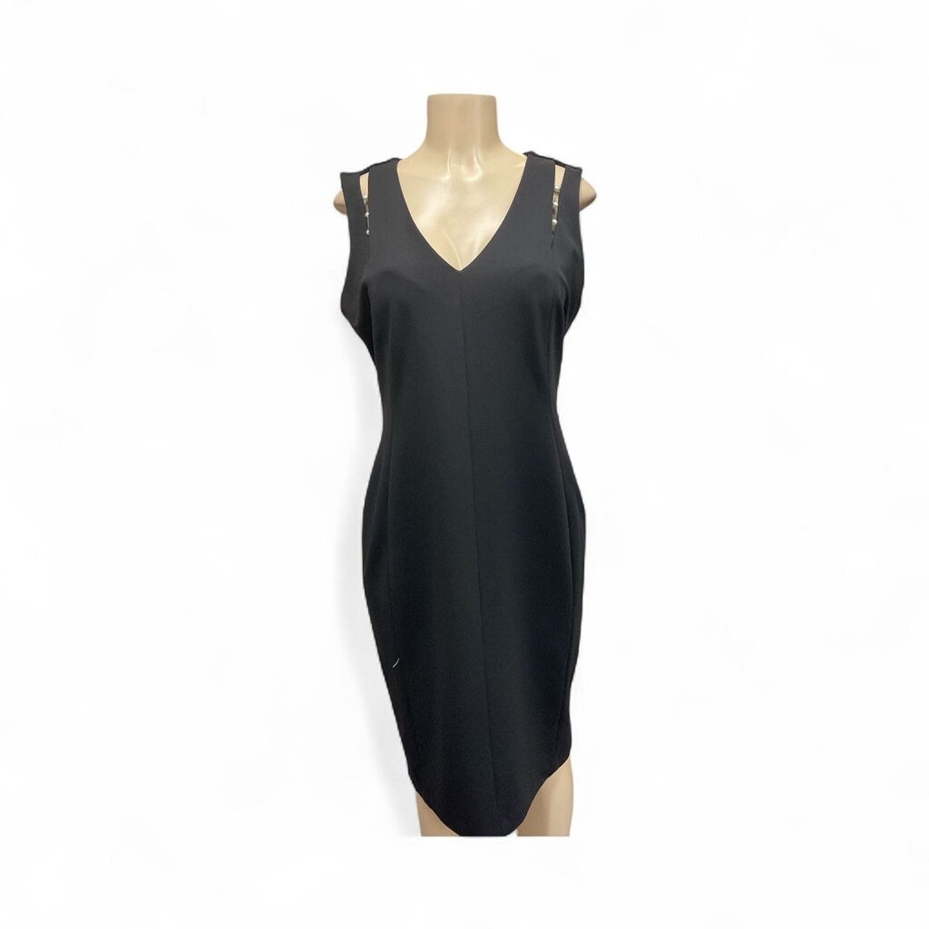 Calvin (12) Klein Black Sleeveless Dress w/Bedazzle