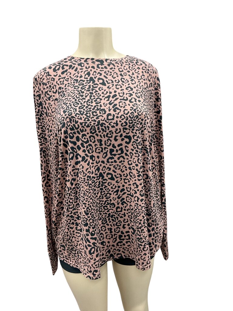 Cuddlduds (XL) Pink Spotted L/S Tee