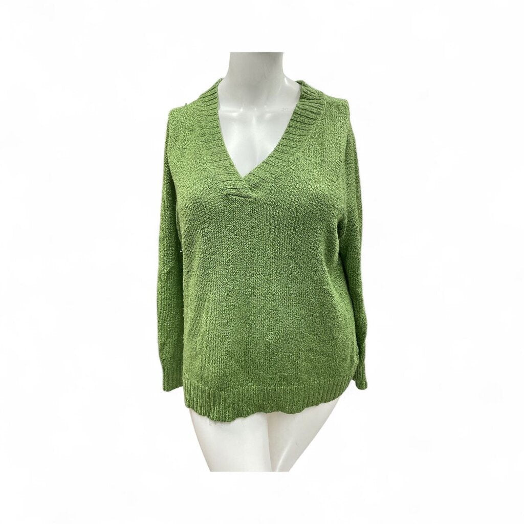 St. John's Bay (1X) Green Sweater